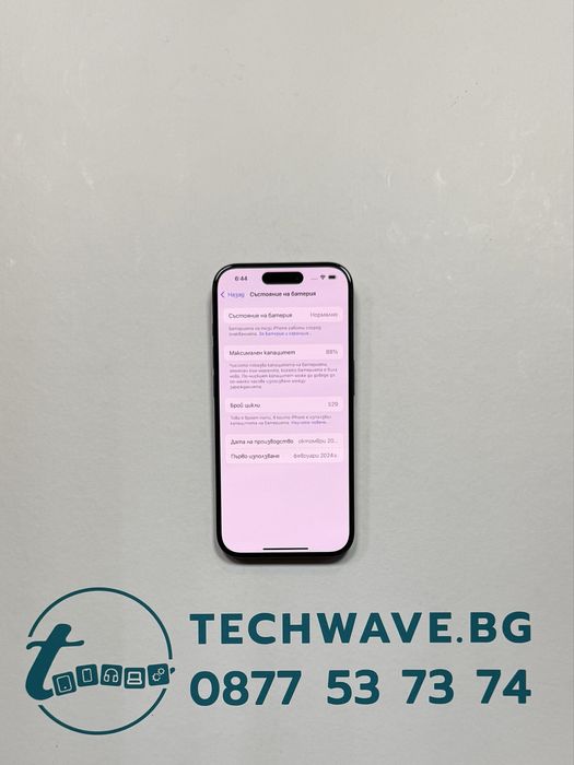 #Apple iPhone 15 Pro 128GB Blue Titanium , втора употреба