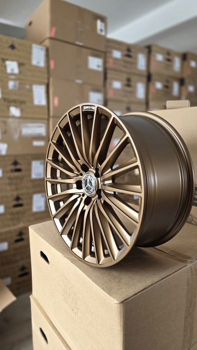 Jante Bronz R18 noi Stil Mercedes Turbine pt E C S CLS CLA GLC GLK V