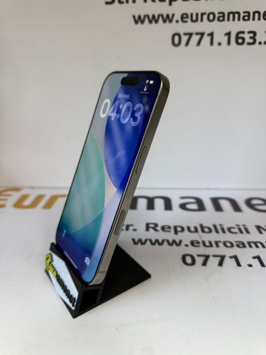 Telefon mobil Apple iPhone 16 Pro, 128GB, 5G, White Titanium -G-