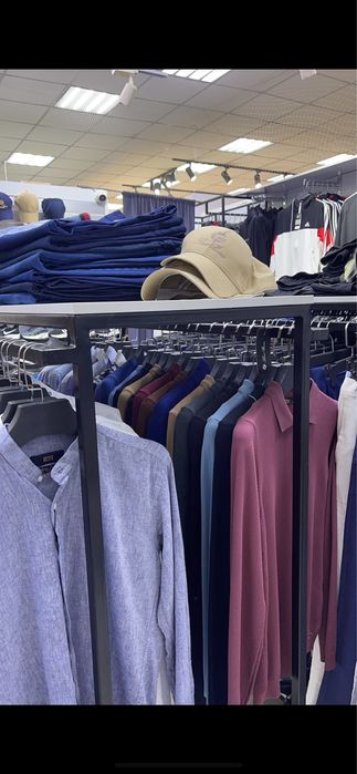 Рейл стойка с полкой