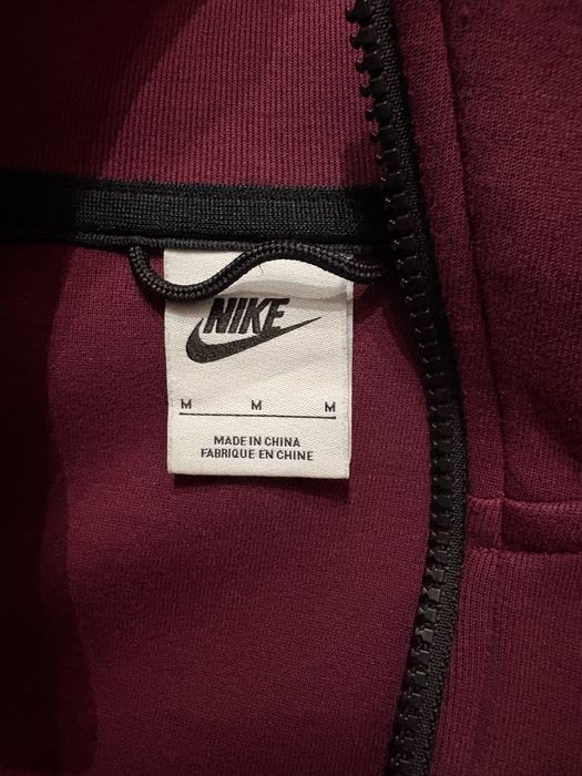 Редкий оригинальный nike tech fleece dark beetroot