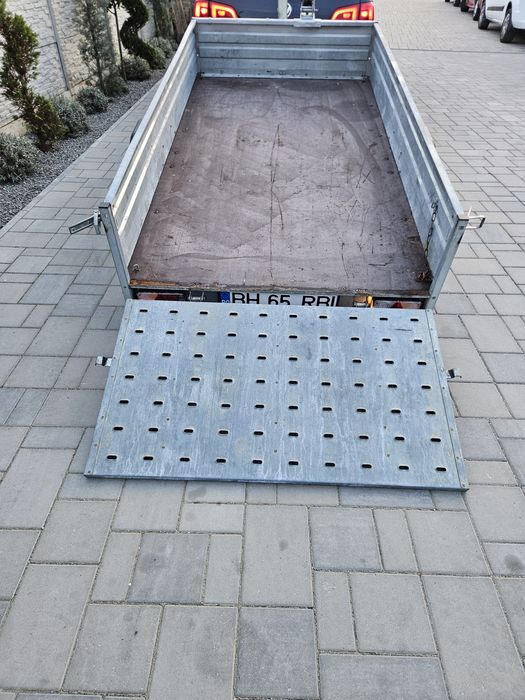 Remorca rabatabila 750 kg pentru transport atv,tractoras de tuns iarba