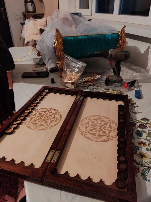 Шахматы и нарды 2в1