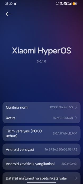 Xiaomi Poco X6 Pro