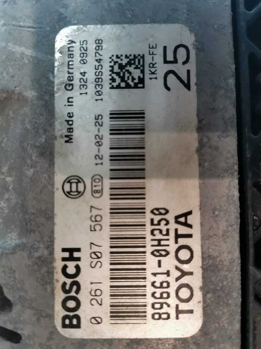 ECU Calculator motor Toyota Aygo 1.0  M7.9.52  89661-0H250  0261S07567