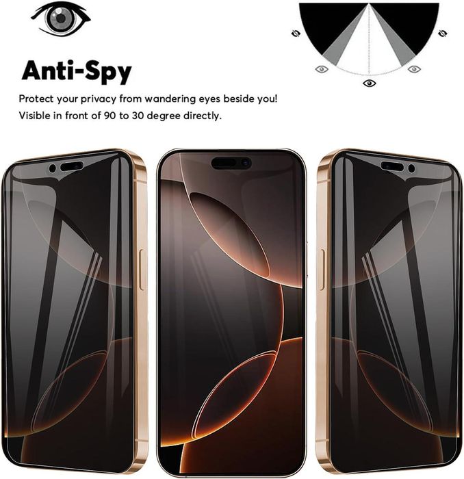 Матов privacy хидрогел протектор за дисплей за apple iphone 17 pro