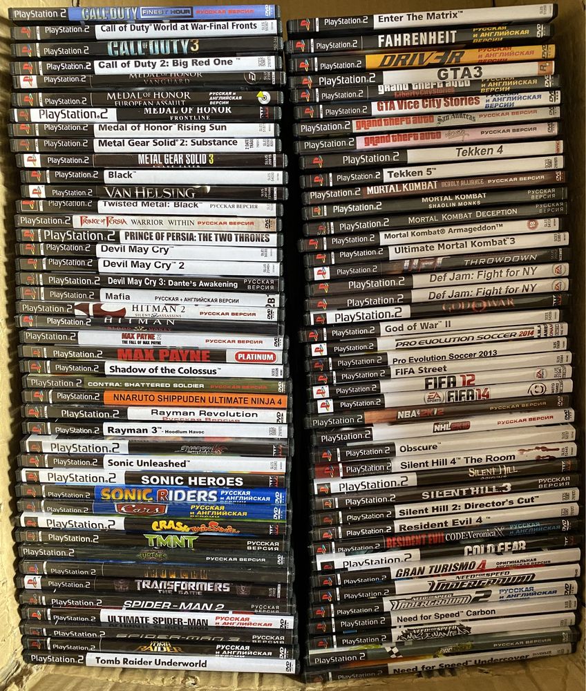 Новые Игры на Sony playstation 2 (сони пс2 / ps2): 1 000 тг. - Игры для ...