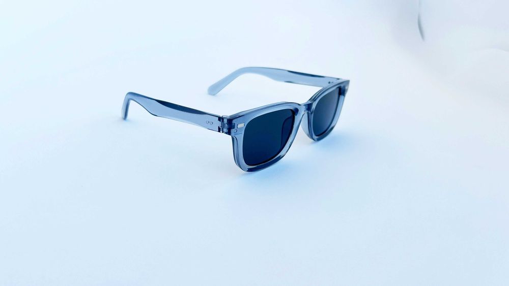 Ochelari de soare Moscot Klutz Style - Rama portocalie Lentile verzi