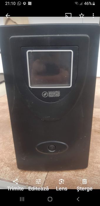 Aparat de calcat cu aburi si UPS -uri APC 500 si Braun Group