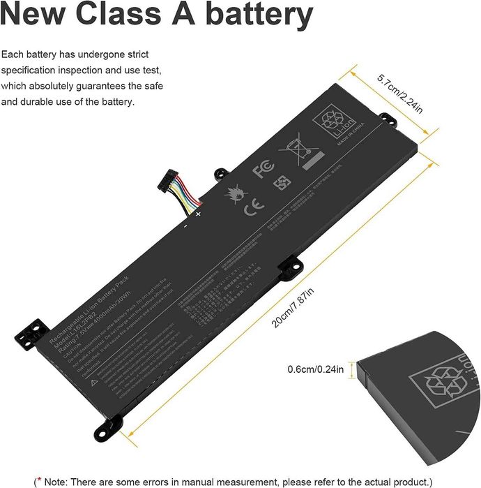 Вътрешна батерия за лаптоп Lenovo L16L2PB2 7.4V 4730mAh 36Wh