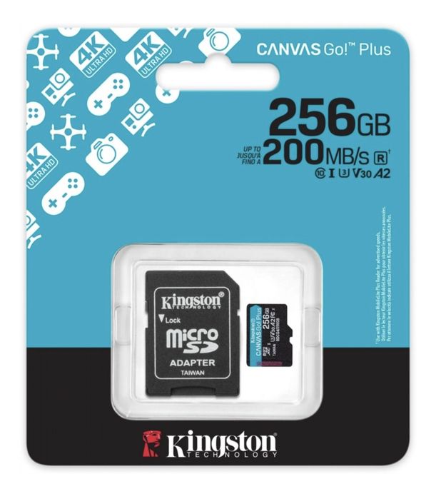 Карта памяти microSD 256 ГБ Kingston