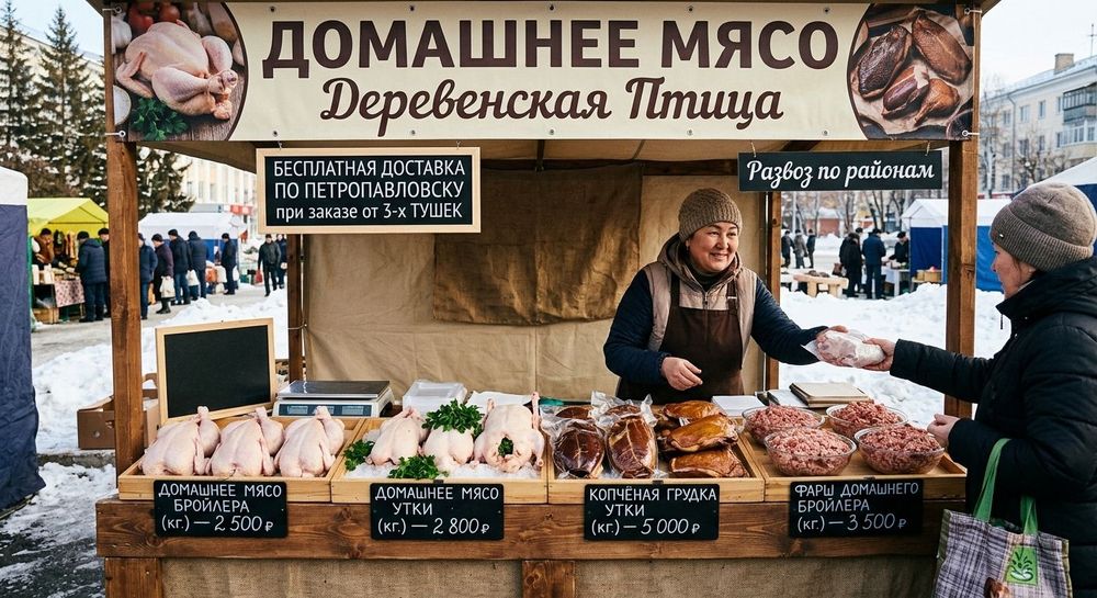 Домашнее мясо птицы и инкубационное яйцо