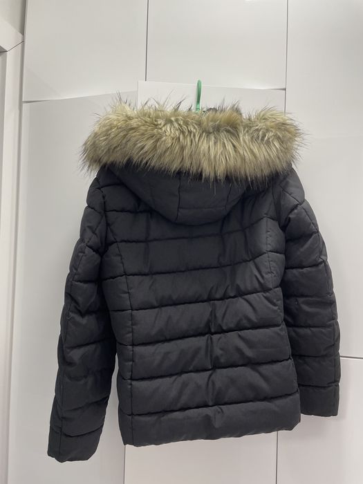 Дамско Яке Only черно с качулка