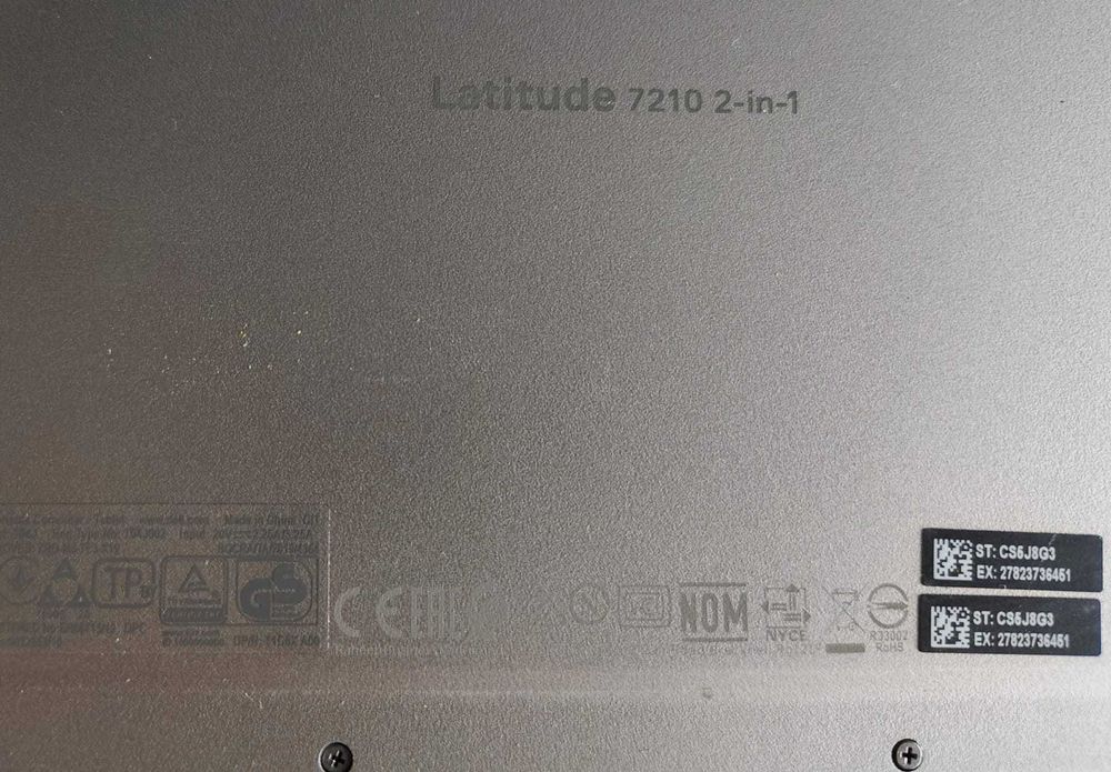 Tableta Windows Dell Latitude 7210 i5 10310u 16GB Ecran 12.3 Diagnoza 2 in 1