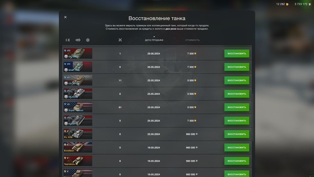 Продам аккаунт в танках