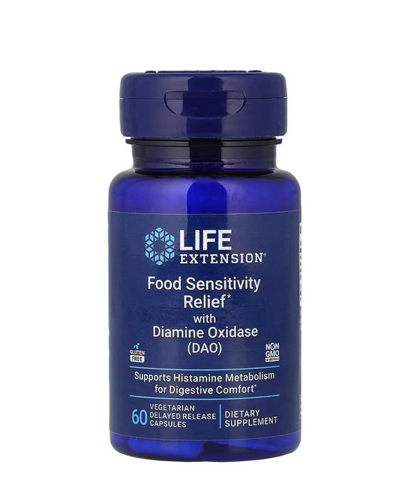 Food sensitivity relief with DAO 60veg capsules