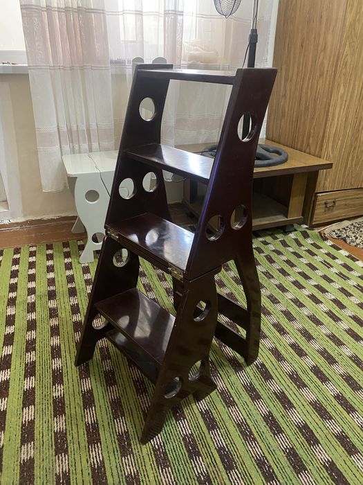 Стульчик-стремянка трансформер | Удобный и прочный | Для дома и кухни