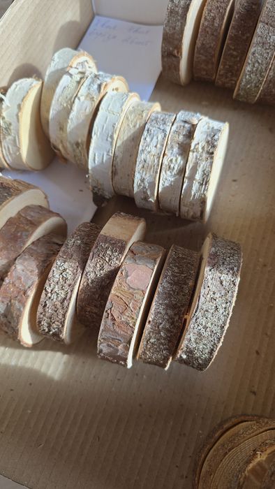 Спил дерева набор 10 шт