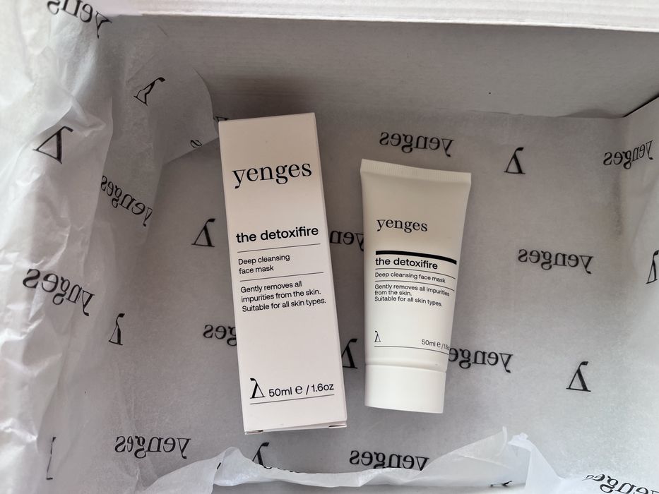 Комплект козметика Yenges – Detoxire маска, pH Repair Drops и крем руж
