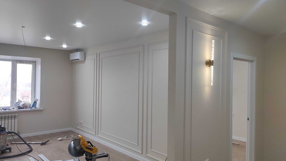 Поклейка обоев Костанай