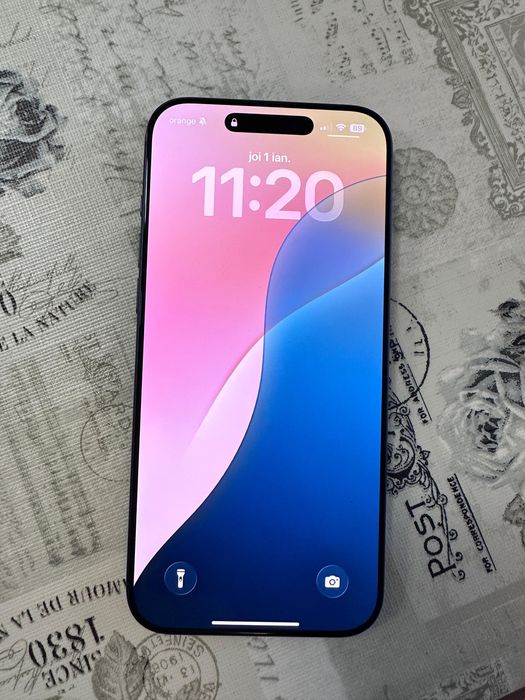 Iphone 17 pro max blue 256gb