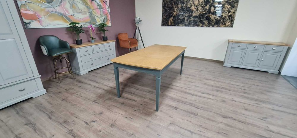 ПРОМОЦИЯ!!! Трапезна дървена маса със сиви крака