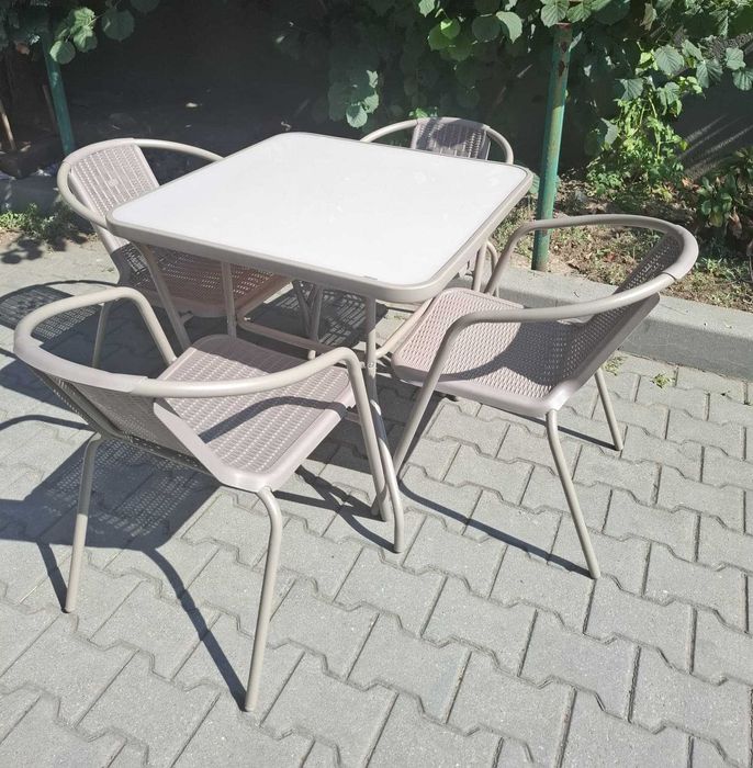 Set Mobilier Masa+4 Scaune Terasa/Gradina JGX-600E