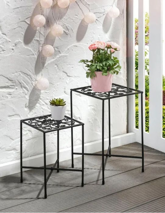 Сет 2 цветарника с оргаменти