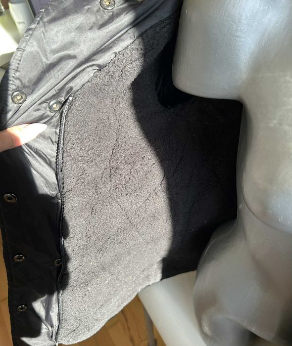 Топло черно зимно яке