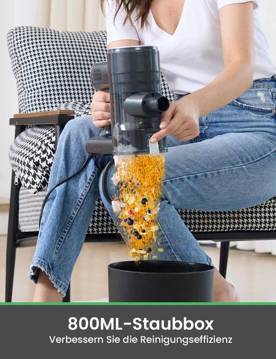 Прахосмукачка Vexilar, 5 в 1, 600W, 28 Kpa, 7-метров кабел, лека