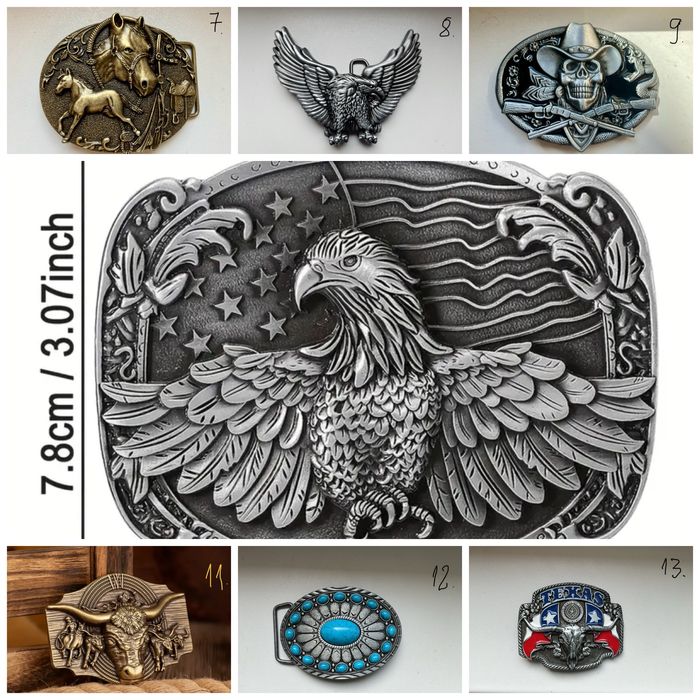 Curea cowboy din piele naturala