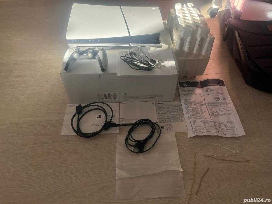 PlayStation 5 slim, 4K - 8K, nou, garantie, set complet, 1 TB