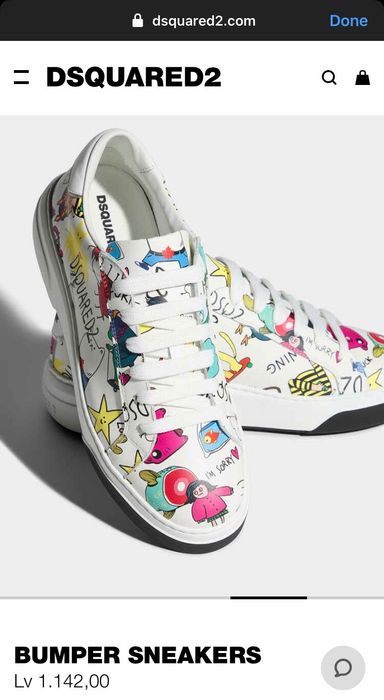 DSQUARED2  graphic sneakers