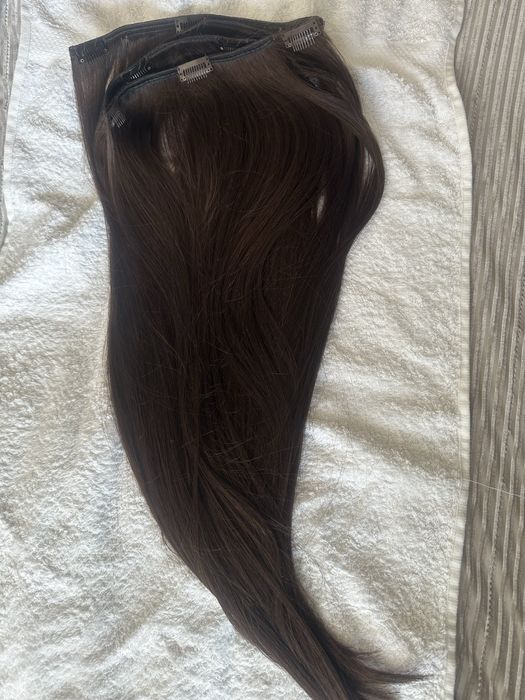 Естествена коса шоколад