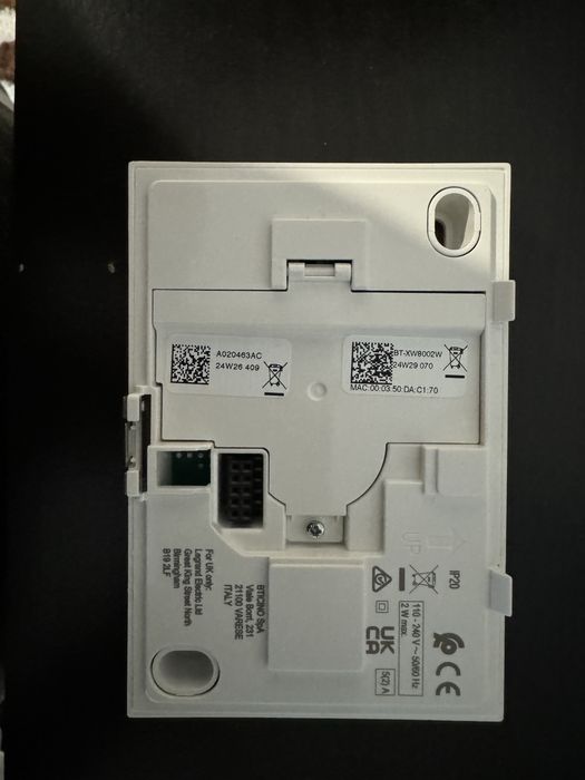 Termostat conectat Smarther with Netatmo Alb