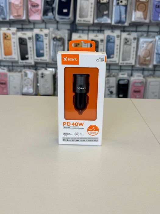 Incarcator Auto Fast Charge, 40W, Mufe Tip C