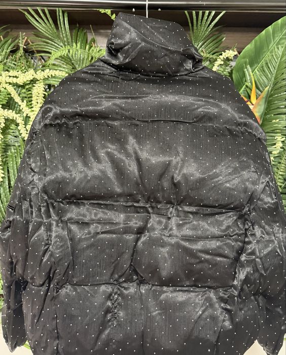 Geaca neagra cu cristale Swarovski