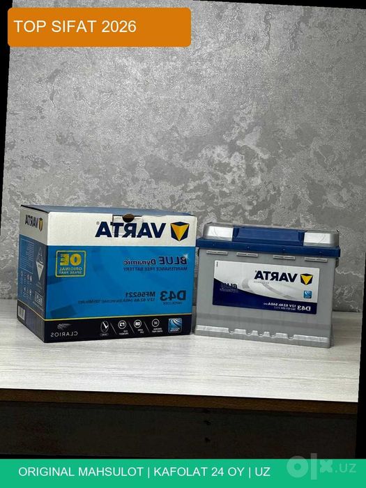 Akumulyator Varta Blue Dynamic 62Ah 540A Cobalt Gentra nexia