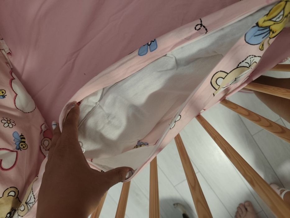 Обиколници с връзки и цип за легло 120/60