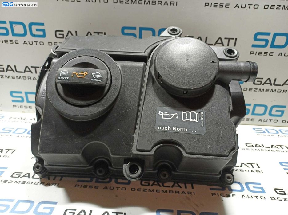 Capac Culbutori Chiulasa Chiuloasa Motor Volkswagen Polo 9N 1.4 TDI BMS BWB 2002 - 2010 Cod 045103469H 045103475E [X3525]