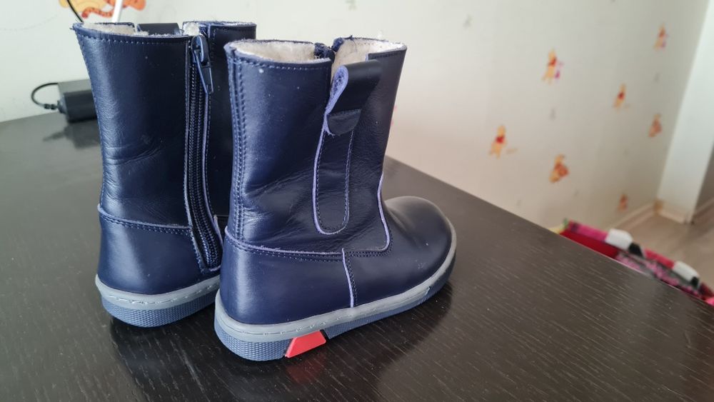 Детски ботушки ест.кожа