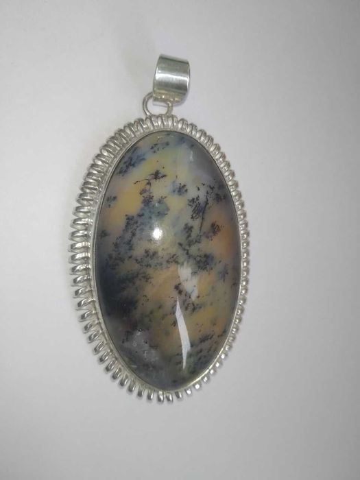 Красивейший серебряный кулон с камнем АГАТ