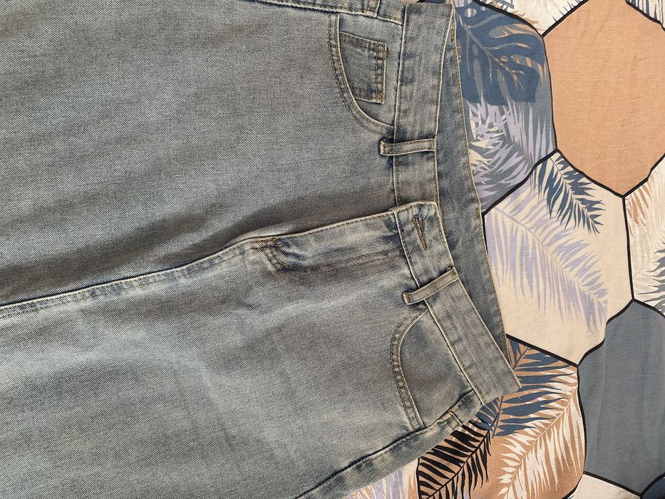 Джинсовая юбка синяя