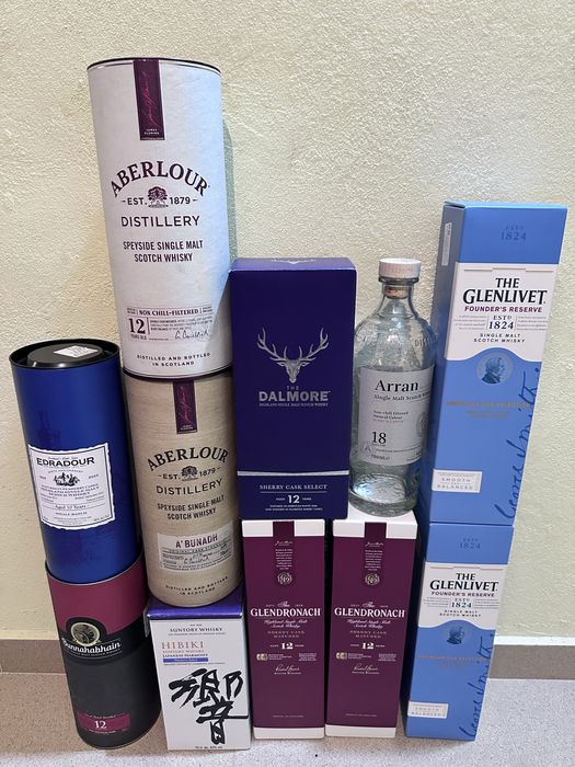 Празни бутилки от уиски