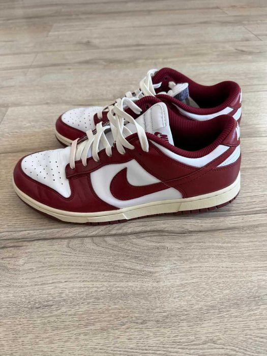 Adidasi Nike Dunk Low Team Red/White - marimea 44,5