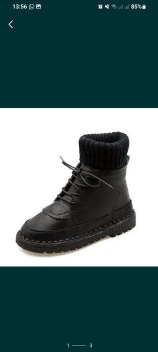 ботинки новые чёрные