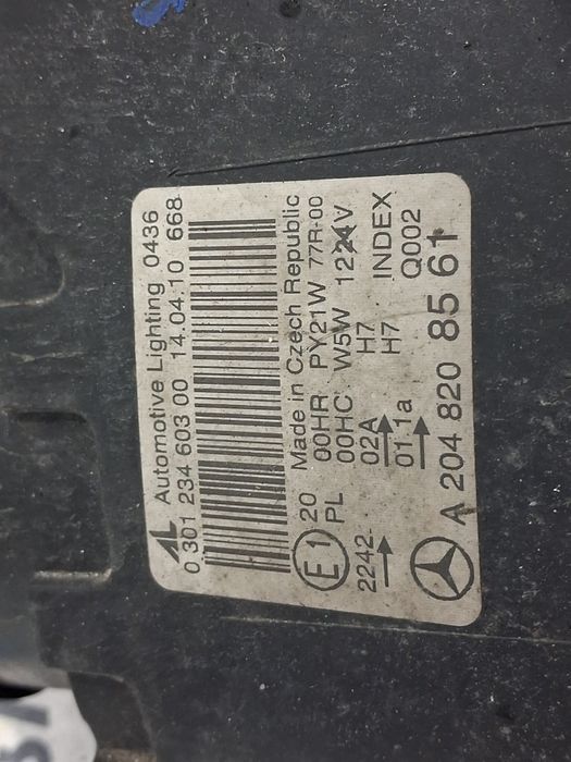 Faruri Mercedes C Class w204 euro 5