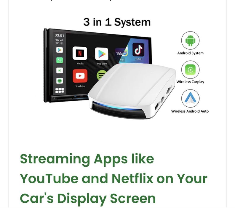 Нов! Carlinkit Tbox Ultra HDMI /Carplay/Android Auto / Youtube/Netflix