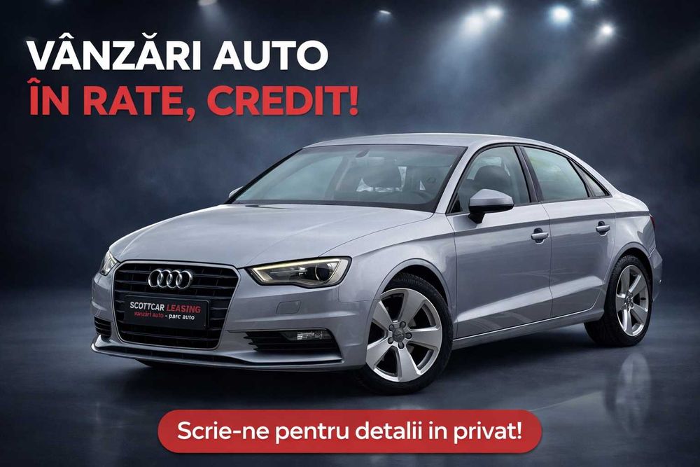 Audi A3 berlina 1.4Tfsi 125Cp Euro 6.Bi-Xenon.Navi.Scaune Incalzite