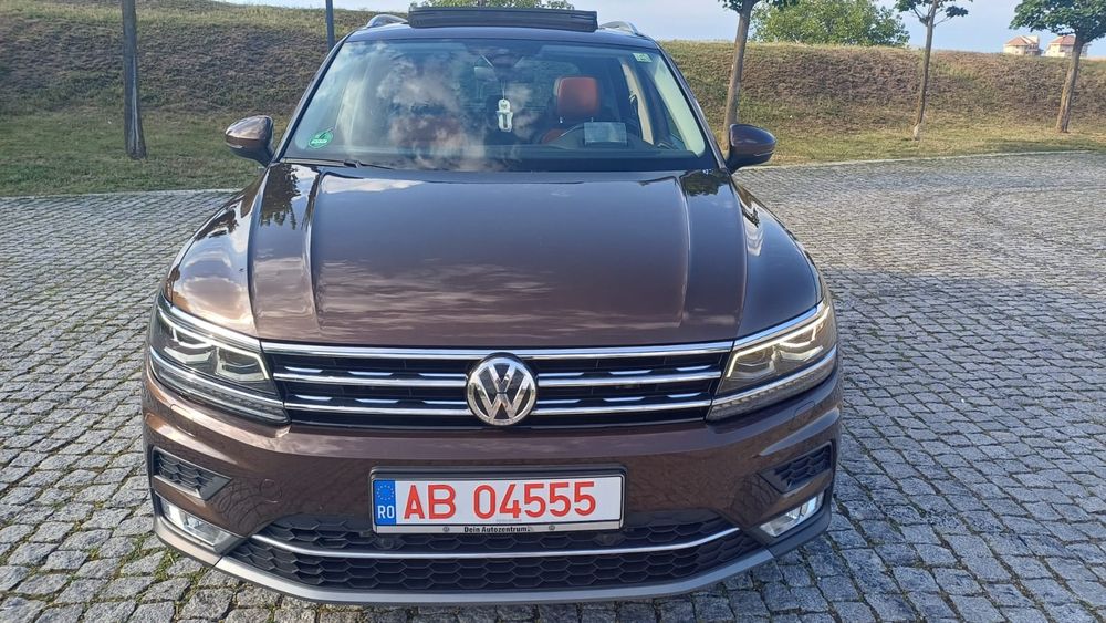 Vw Tiguan Highline DSG 2,0Tdi 150Cp Euro 6 Virtual Cockpit Matrix Panoramic Hedap Display Keyless Navigație Cameră marsalier